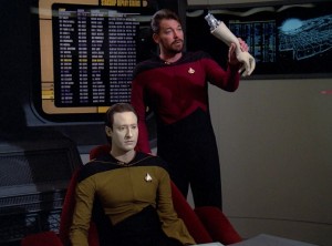 In TNG's “The Measure of a Man,” android rights are on trial: is Data sentient?